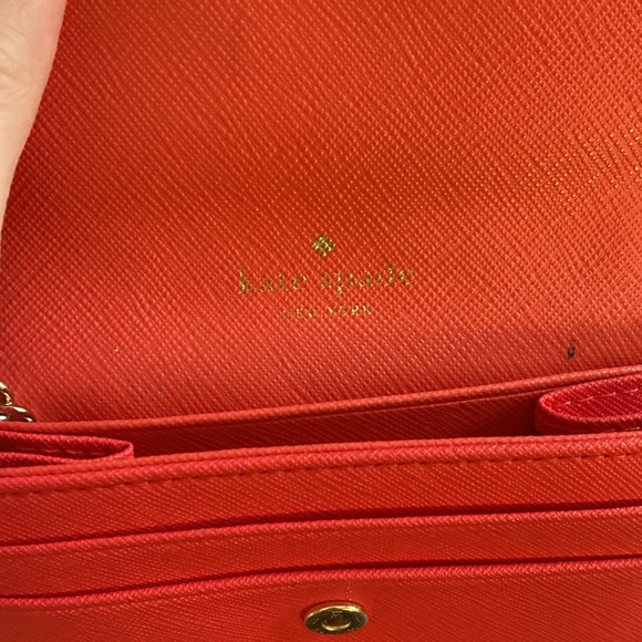 KATE SPADE Coral Mini Wallet with Keychain - Picture 4 of 6